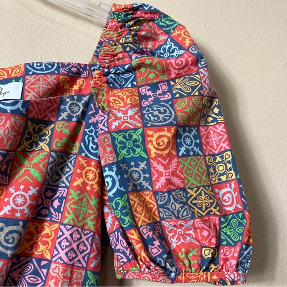 Coco Shop Short-Sleeve Maxi Dress in Navy Checkerboard - Picture 10 of 16